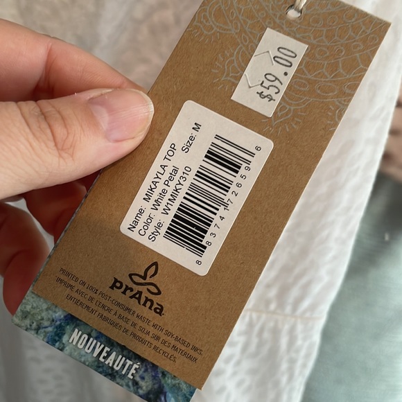 Prana v neck tank - Picture 3 of 6